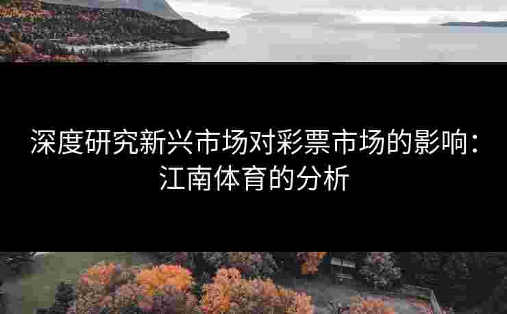 深度研究新兴市场对彩票市场的影响：江南体育的分析