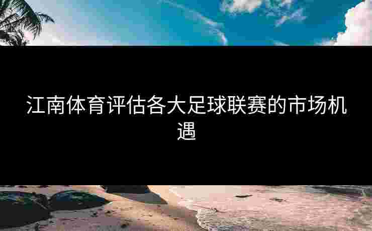 江南体育评估各大足球联赛的市场机遇
