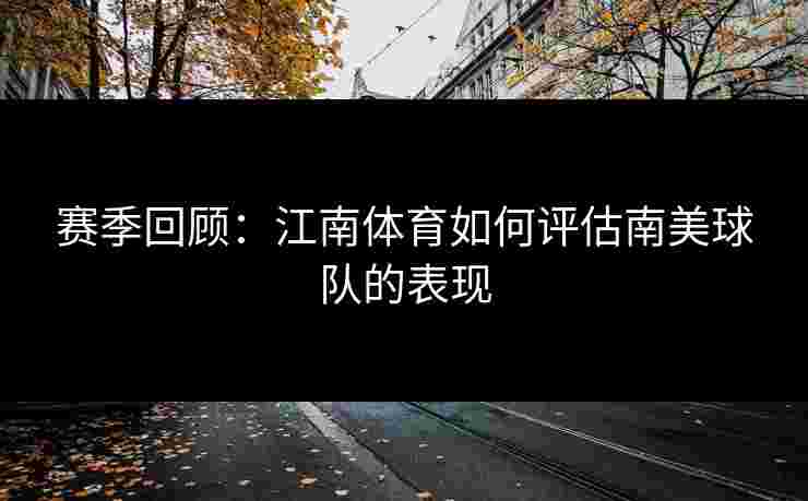 赛季回顾：江南体育如何评估南美球队的表现